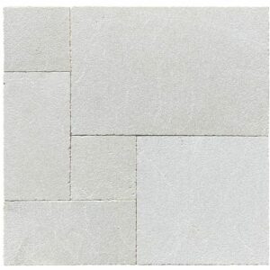 Antalya Cream Marble French Pattern Leathered Paver 3cm