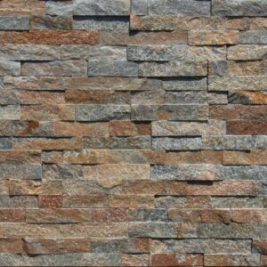 Antique Cinnamon Quartz 6X24 Splitface Ledger Panel