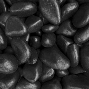 Black Polished Pebbles
