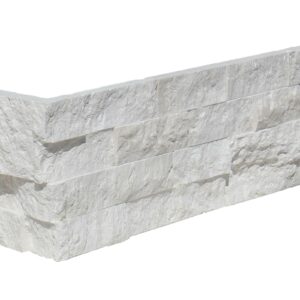 Desert Sand 6X18 Splitface Ledger Panel Corner