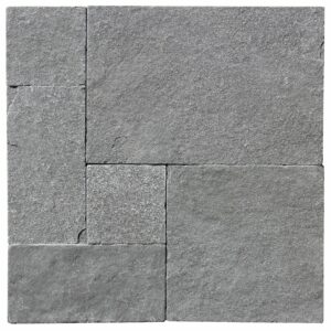 Indian Bluestone French Pattern Tumbled Paver 3cm
