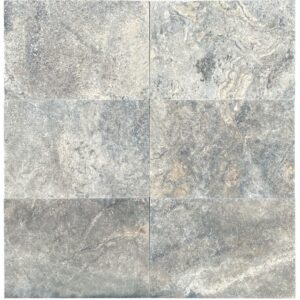 Silver Travertine Tumbled Paver 3cm