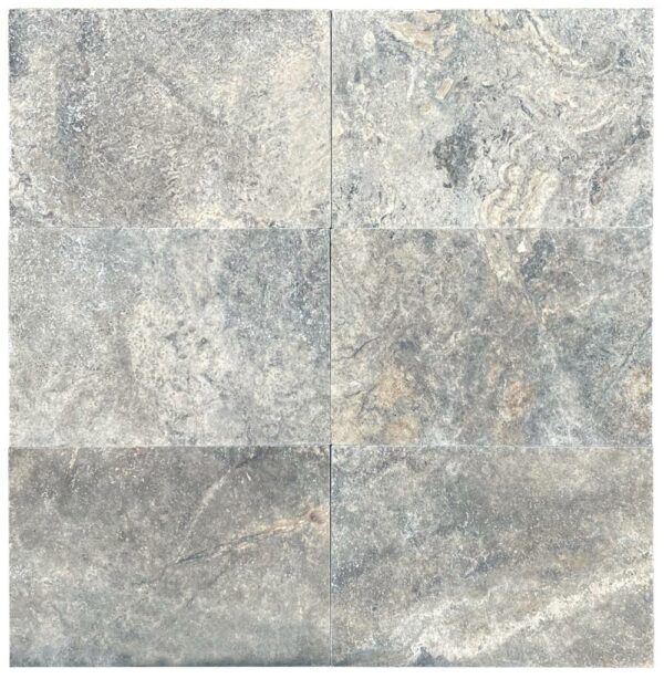 Silver Travertine Tumbled Paver 3cm