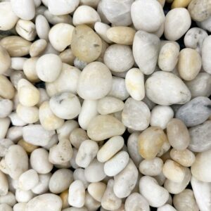 White Polished Pebbles