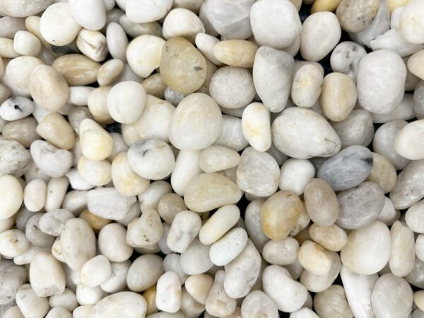 White Polished Pebbles