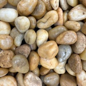 Yellow Polished Pebbles